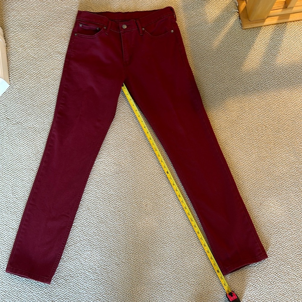 Levi’s - men’s, fun red color. Never worn.